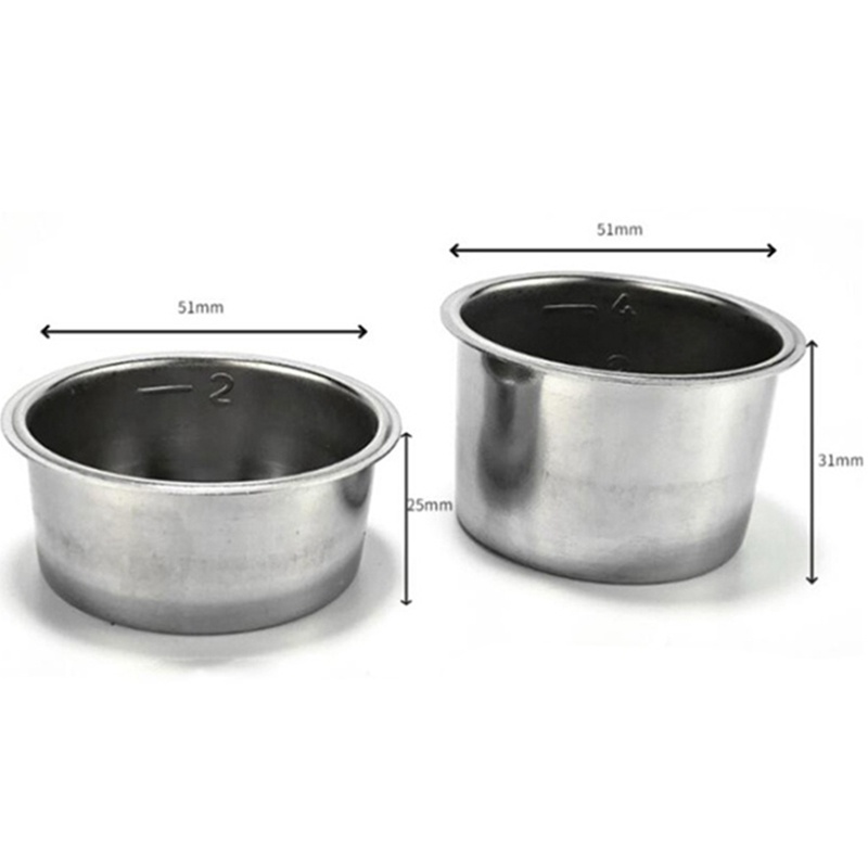 Set 3 Cốc Lọc Cà Phê 51MM Thay Thế Chuyên Dụng Cho Delonghi