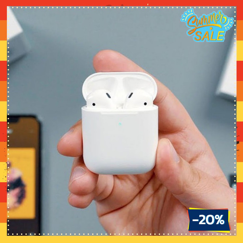 [AIRPODS 2] tai nghe bluetooth không dây nhét tai đổi tên định vị Phiên Bản Airpod 2 cao cấp ZOANSHOP05