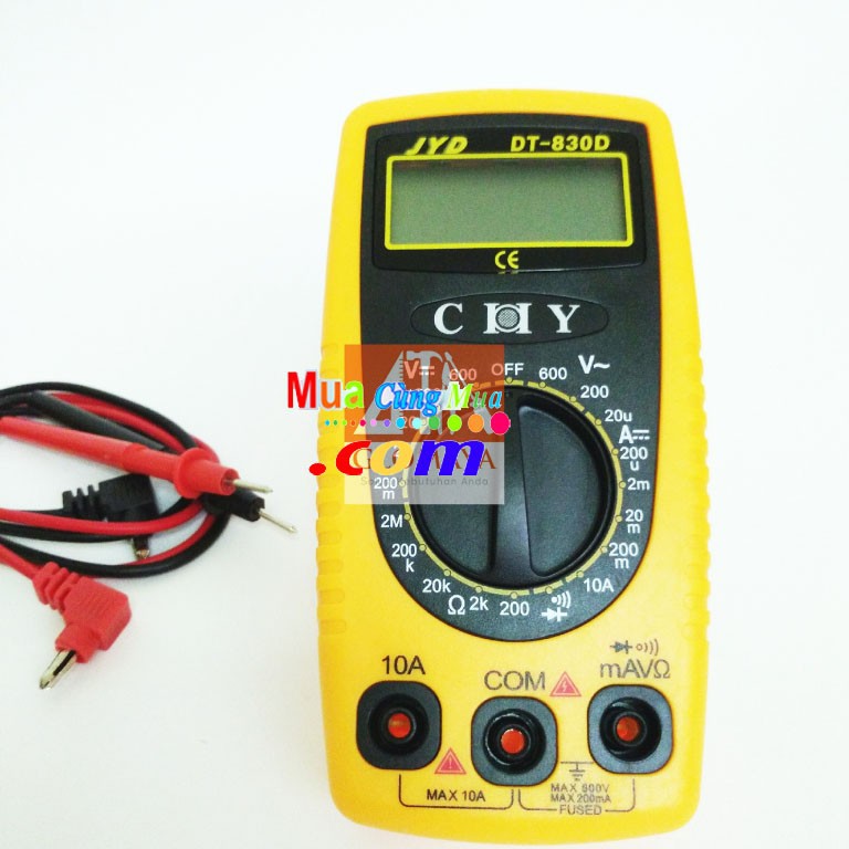 [FREE SHIP => 50K ] Đồng hồ đo vạn năng cho thợ điện tử CHY DT-830D