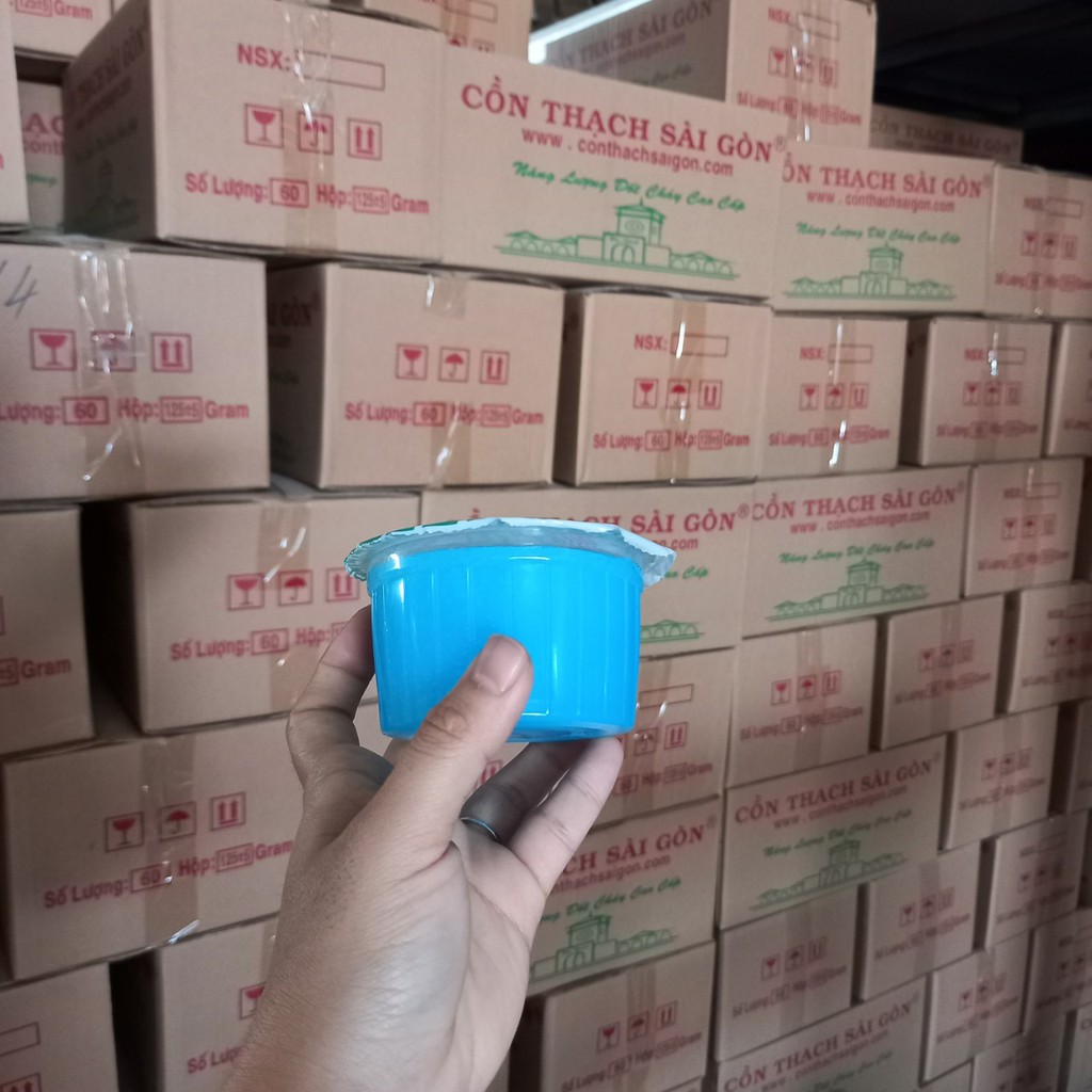 Cồn Thạch Hugia, Cồn Thạch Sài Gòn 125gr /Ly Cháy Sạch Không Cặn - Cam kết SẢN PHẨM CHẤT LƯỢNG