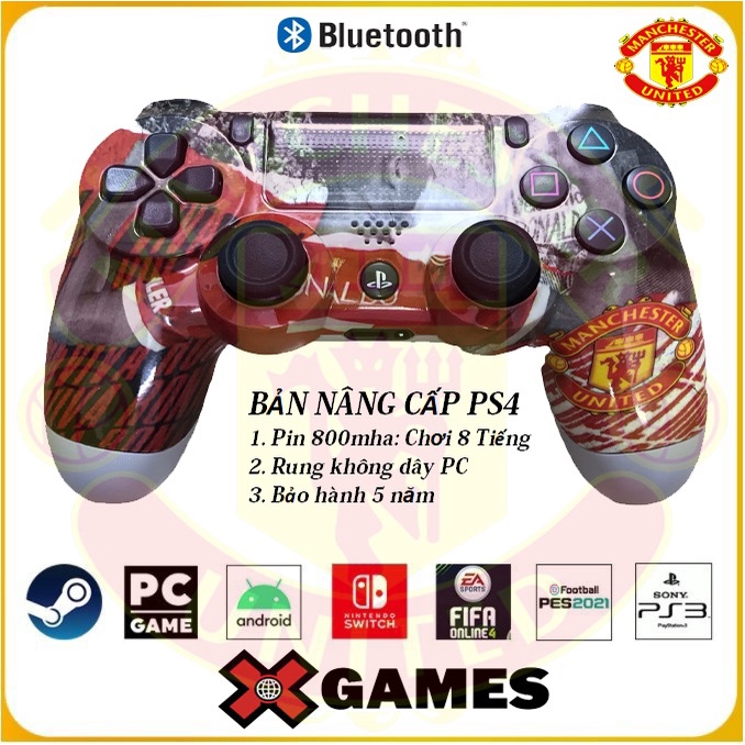 Tay cam ps4 💥𝓒𝓡7-𝓡𝓸𝓷𝓪𝓵𝓭𝓸 𝓜𝓤💥 chơi game fo4, đá fifa online 4 cho PC/ laptop/ Ipad ios15.5 full chức năng skill 360