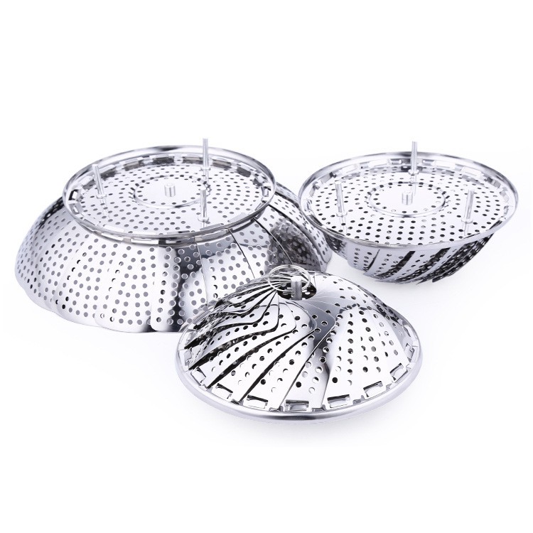 Vỉ hấp đa năng gấp gọn chất liệu inox dầy đẹp IN06 (Chọn kích thước)