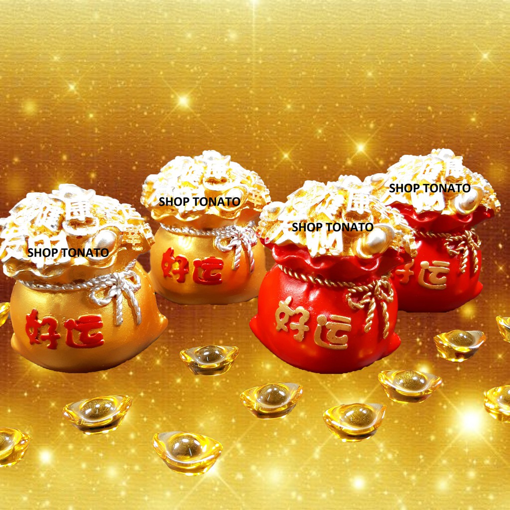 TÚI VÀNG PHONG THỦY HẢO VẬN TÀI LỘC TVV,TVD CAO 6CM