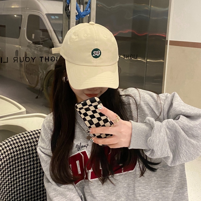 Mũ lưỡi trai nam nữ thêu số thời trang, phong cách Hàn quốc cao cấp