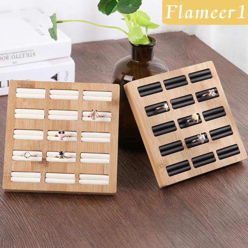 Giá Đỡ Trưng Bày Trang Sức 3 Tầng Bằng Gỗ