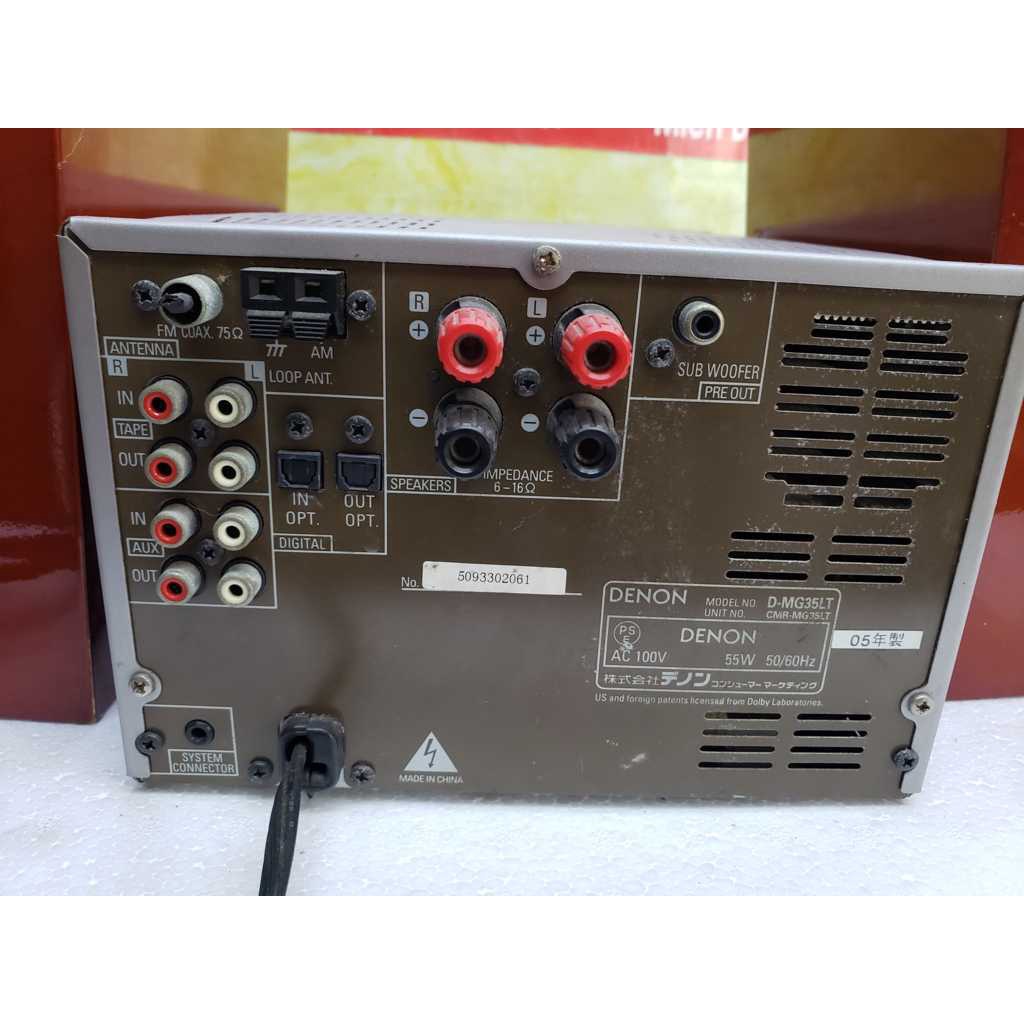 Giàn Loa mini Denon SC-MG35LT có Bluetooth Remote học Bh 3 tháng giá 3,5tr