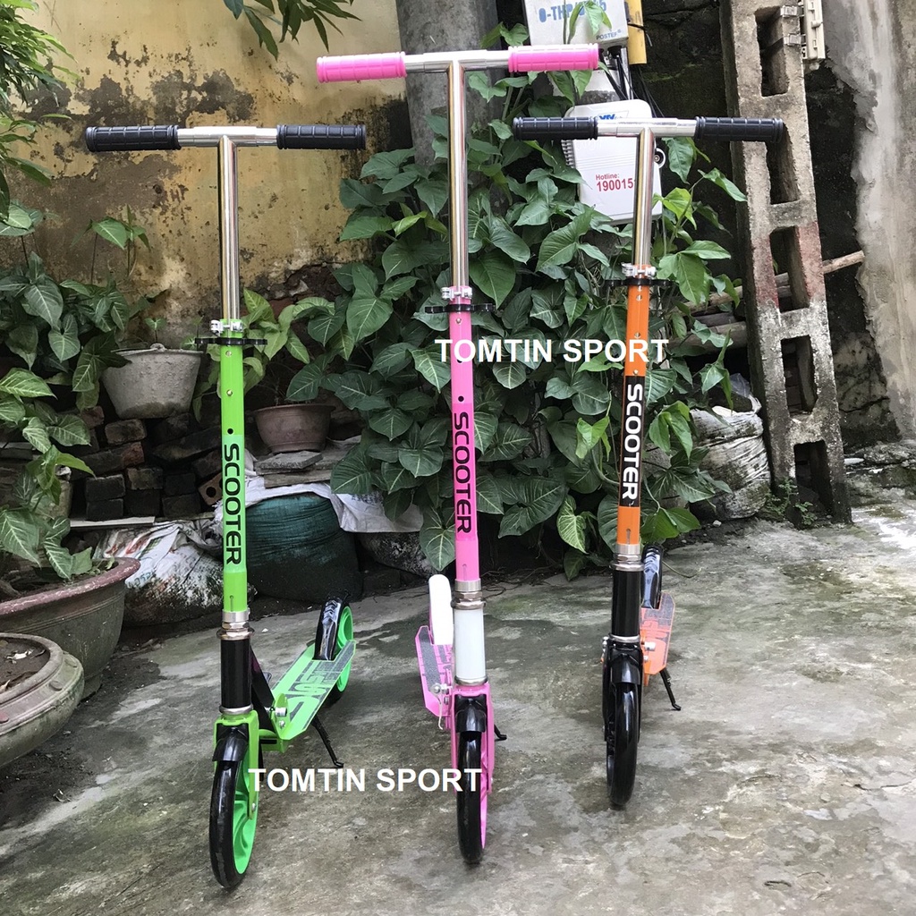 Xe scooter người lớn chịu tải đến 100kg cho cả gia đình cùng chơi