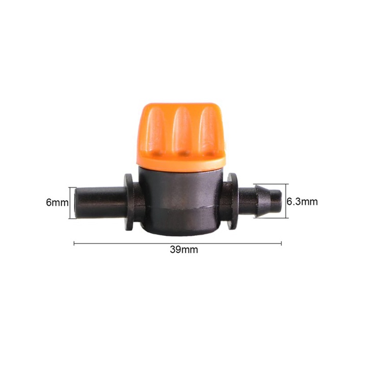 50 cái - Van khởi thủy, van khóa ống 6mm