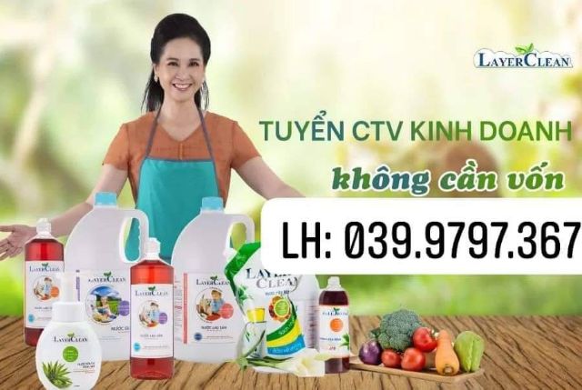 Nước rửa tay hữu cơ Layer Clean hương lô hội 330ml | BigBuy360 - bigbuy360.vn