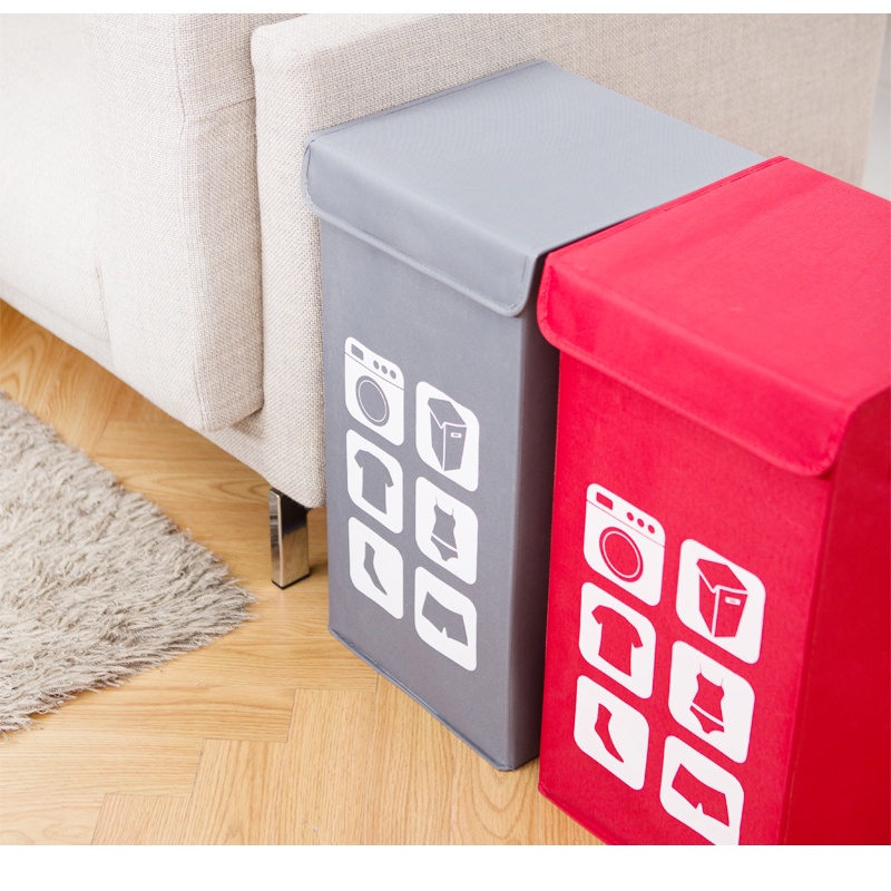 Giỏ Đựng Quần Áo Giặt ARTBOX Hàn Quốc Có Thể Gấp Gọn Tiện Lợi (Màu Đỏ)