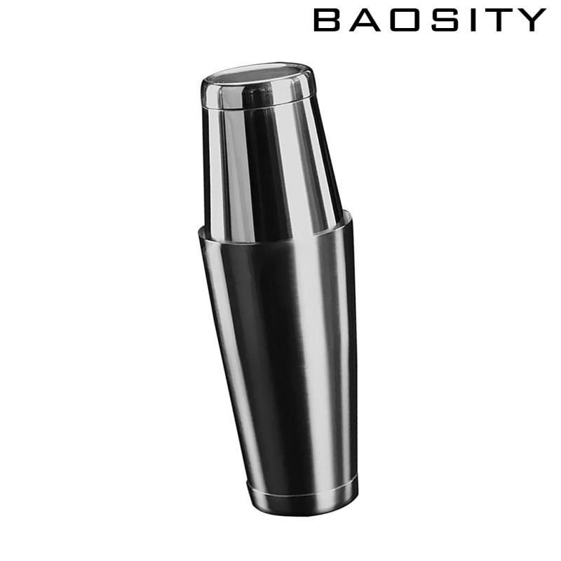 Boston Shaker Boston Tin 800ml & 500ml Set Bar Cocktail Equipment Silver