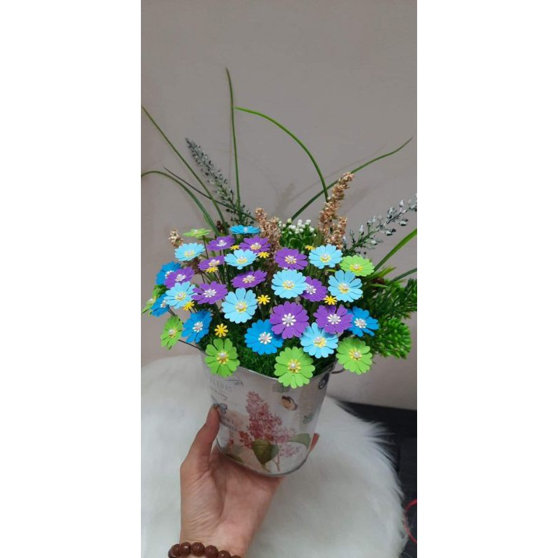 bình hoa trang trí, hoa cúc daisy