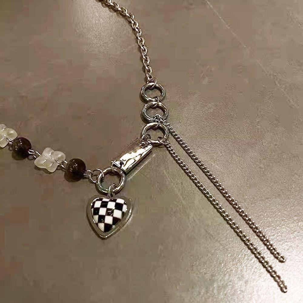 Dây Chuyền Thép Titan Nhiều Lớp Phong Cách Hip Hop Thời Trang Cho Nữ