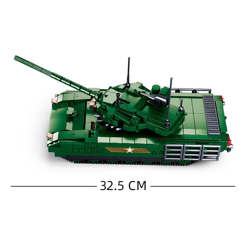 Đồ chơi Lắp Xe Tăng Amatar T-14, Sluban B0850 Xếp hình thông minh, Mô hình Xe Tăng 995 Mảnh ghép