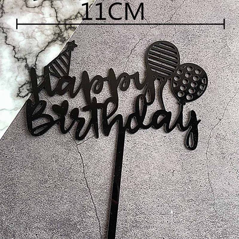 Chữ Ghim Trang Trí Bánh "Happy Birthday" Mới