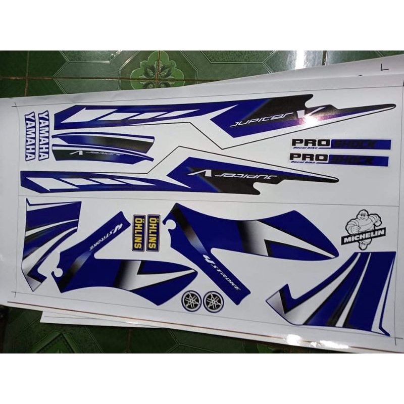 Tem rời jupiter V xanh gp xe đen