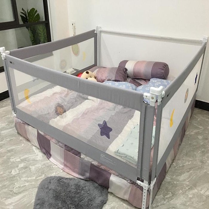 [Siêu Rẻ] [Haobaby2018] Thanh chắn giường Umoo bản tiêu chuẩn cao cấp chính hãng an toàn cho bé