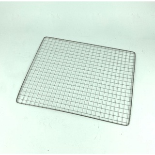 1 Chếc VỈ bếp nướng than vuông T18 nướng thịt nướng hải sản, dài 33cm