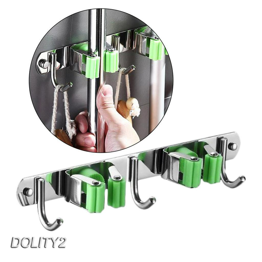 [Dolity2] Giá Đỡ Cây Lau Nhà Gắn Tường Bằng Thép Không Gỉ # 1