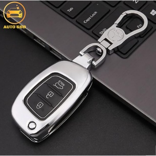 Ốp khóa i10 accent bản thiếu, chìa cơ gập hợp kim Inox Titan