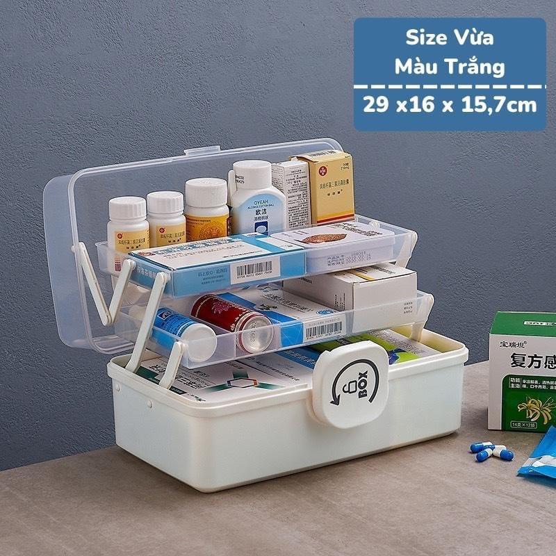 Hộp Đựng Thuốc Gia Đình 3 Tầng Tiện Lợi