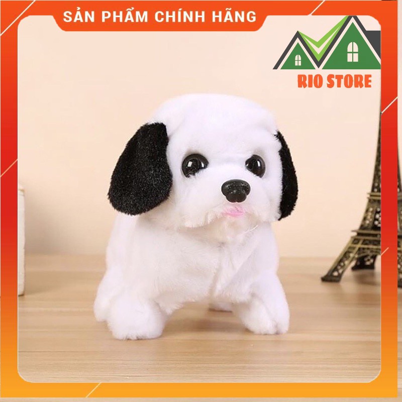 Đồ Chơi Chó Bông Biết Đi, Vẫy Đuôi, Biết Kêu Bibi Dành Cho Bé Rio Store Toys