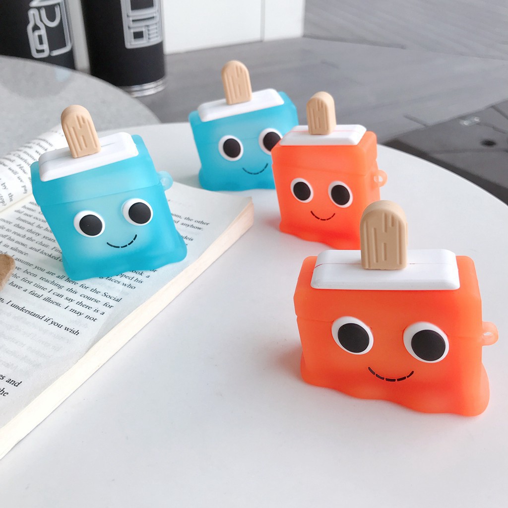 Cute popsicle airpods case airpods pro case anti-drop protective cover for wireless bluetooth headsets