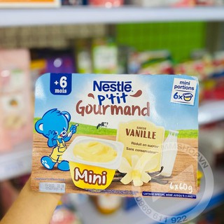 Váng sữa Nestle P'tit vị vani lốc 6