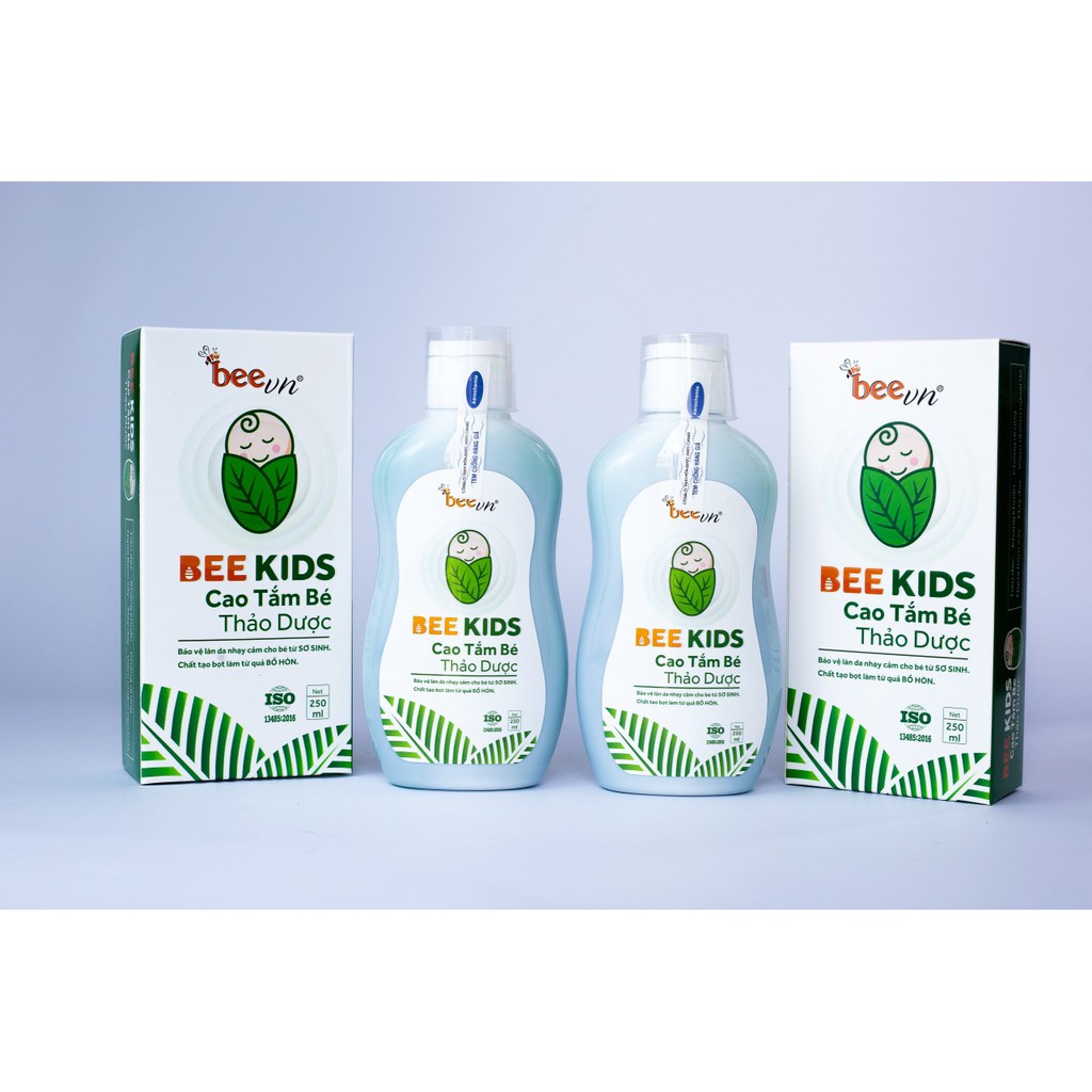 Cao tắm thảo dược cho bé Bee Kids mua 1 tặng 1