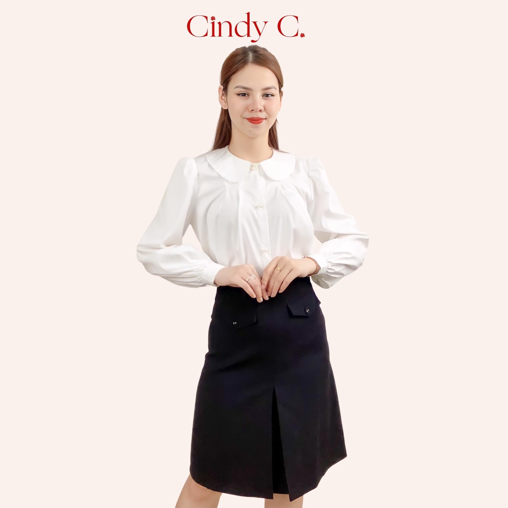 [92] Áo Emmett Cindy C chất liệu Silk thiết kế nhẹ nhàng nữ tính 973