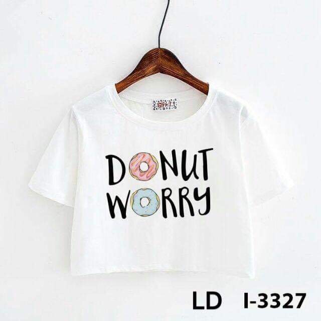 Áo croptop Donut bánh ngọt LDU0319