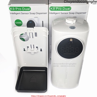 Máy Rửa Tay tích hợp nhiệt kế đo thân nhiệt tự động K9 Pro DUAL Tiếng Việt ( CDCN_43 )