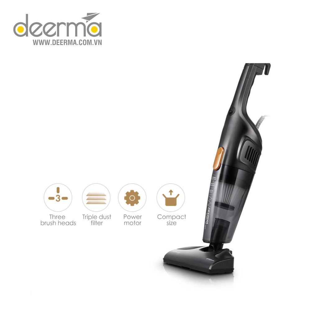 [Mã ELMS5 giảm 7% đơn 300K] Máy hút bụi cầm tay Deerma DEM-DX115C 600W (Black) | BigBuy360 - bigbuy360.vn