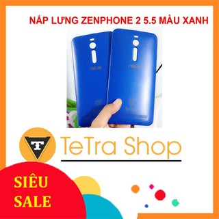 Nắp lưng zenphone 2 5.5 màu xanh