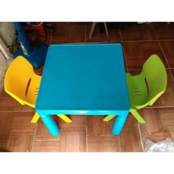Bộ bàn ghế trẻ em nhựa đúc Song Long thần thánh { Bộ gồm 1 bàn và 1 ghế )