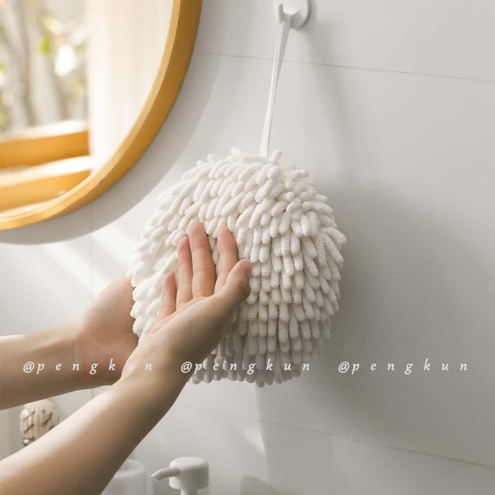 Chenille Khăn Lau Tay Lông Mềm Thấm Hút Nước Có Thể Treo Được ins