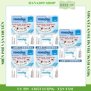 Bộ 05 vĩ Diệt côn trùng, muỗi vằn Fedona 10SC 5ml
