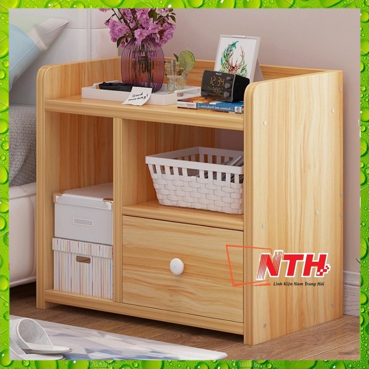 KỆ ĐẦU GIƯỜNG GỖ CÓ NGĂN KÉO