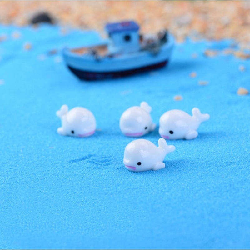 Set 10 mô hình chú cá heo nhỏ dành cho trang trí sân vườn