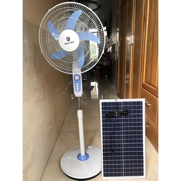 😍 Quạt năng lượng mặt trời MAYOR WOLF 2 trong 1