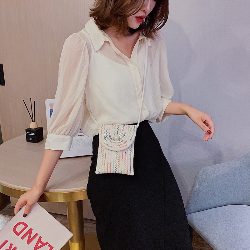 Túi Đeo Vai Đựng Điện Thoại Phong Cách Hàn Quốc Thời Trang Năm 2021 Cho Nữ