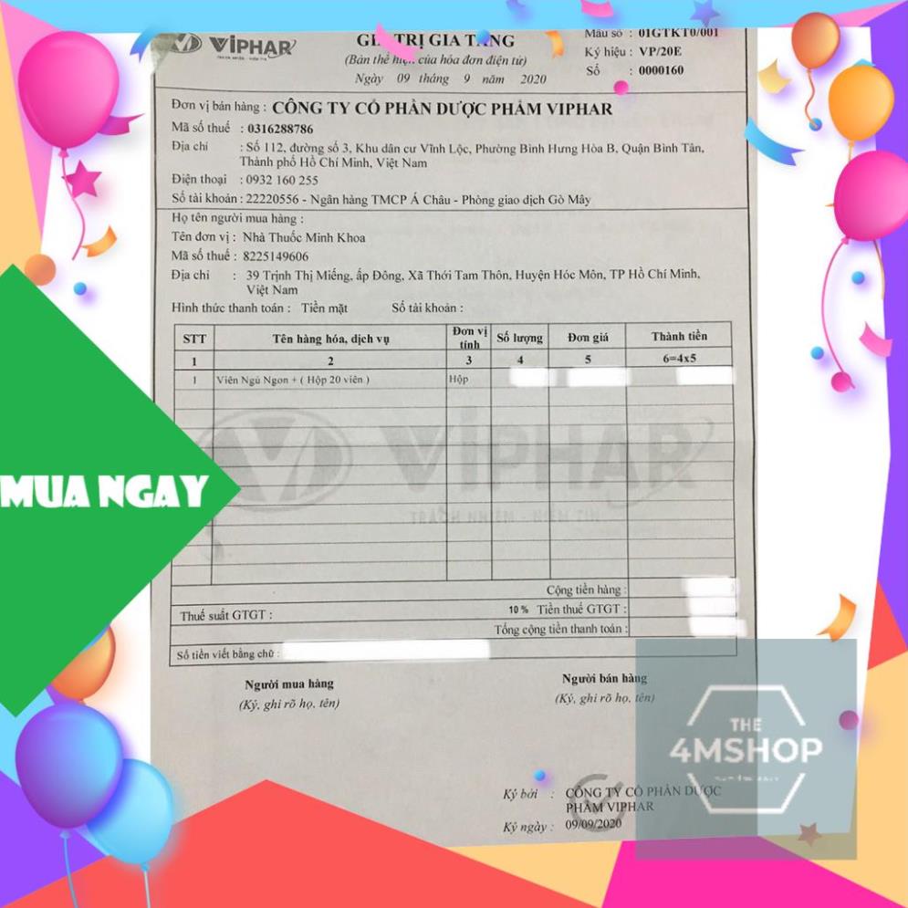 Viên ngủ ngon Viphar +