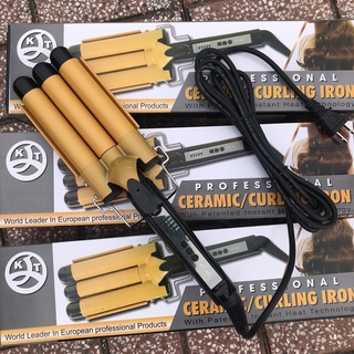 Máy Uốn Xoăn Tóc 3 trục KT-46 màu vàng