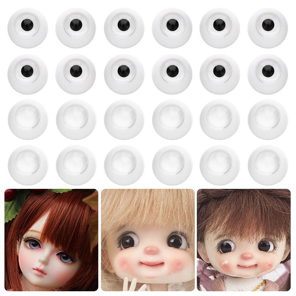 1 Bộ Mắt Nhựa Acrylic 8~26mm Cho Búp Bê