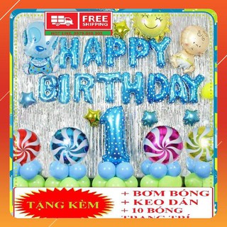 [GIÁ-HỦY-DIỆT]trang trí sinh nhật bé tuổi cún(HAPPYBIRTHDAY)