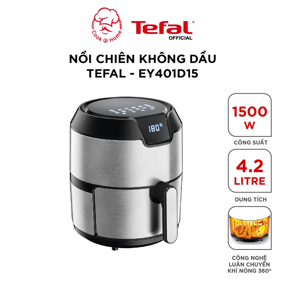 Nồi chiên không dầu Tefal EY401D15 - 4.2L, 1500W