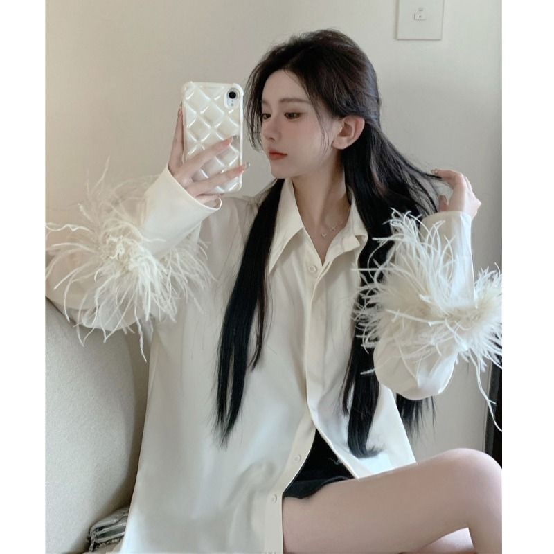 Order 2-3 tuần áo sơmi tay lông