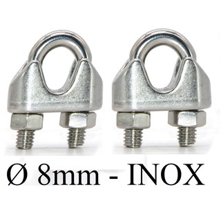 Cóc khóa cáp Ø [ 8mm ] INOX