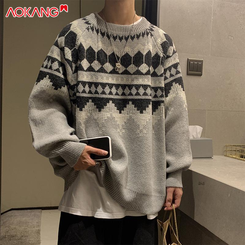 Áo len AOKANG tay dài thời trang dành cho nam