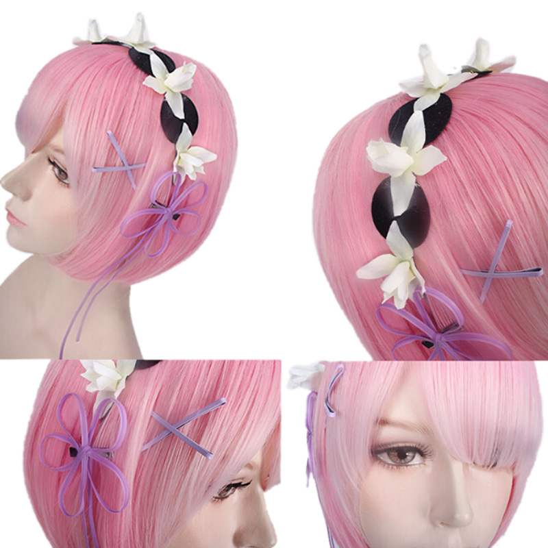 Tóc giả hóa trang nhân vật Ram trong anime Re: